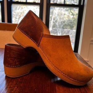 Dansko Suede clogs